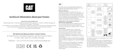 Heren Brillenframe Caterpillar CPO-3509 54106