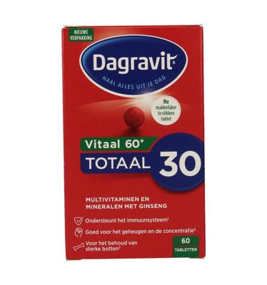 Dagravit Multi+ Fit 60+ Totaal 30 Tabletten