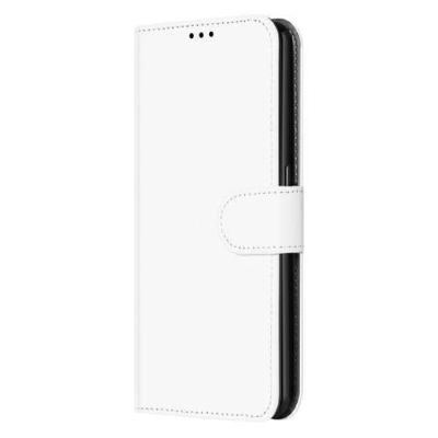 Hoesje OPPO Reno6 5G Book Cover Wit met Pasjeshouder Hoesje OPPO Reno6 5G Book Cover Wit met Pasjeshouder