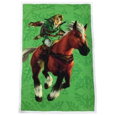 Sherpa deken - ZELDA - Link en Epona - 100 x 150 cm