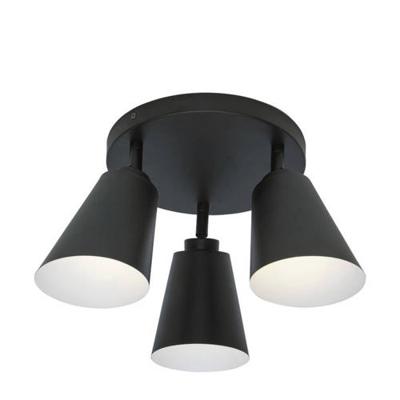 its about RoMi Plafondlamp 'Bremen' 3-lamps, kleur Zwart