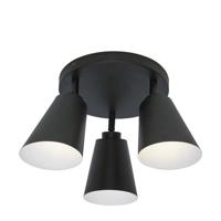 its about RoMi Plafondlamp 'Bremen' 3-lamps, kleur Zwart - thumbnail