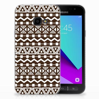 Samsung Galaxy Xcover 4 | Xcover 4s TPU bumper Aztec Brown Samsung Galaxy Xcover 4 | Xcover 4s TPU bumper Aztec Brown
