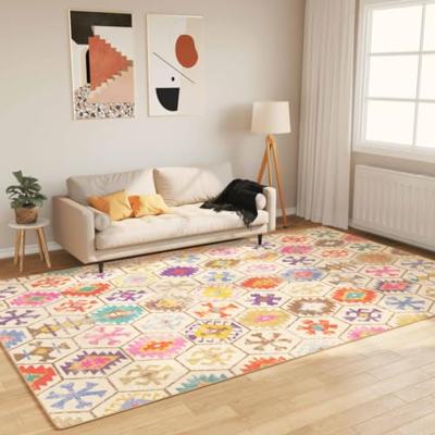 VidaXL Vloerkleed wasbaar anti-slip 190x300 cm meerkleurig VidaXL Vloerkleed wasbaar anti-slip 190x300 cm meerkleurig