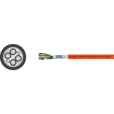 Helukabel TOPSERV® 119 Servokabel 4 G 1 mm² + 4 x 0.75 mm² Oranje 707290 100 m