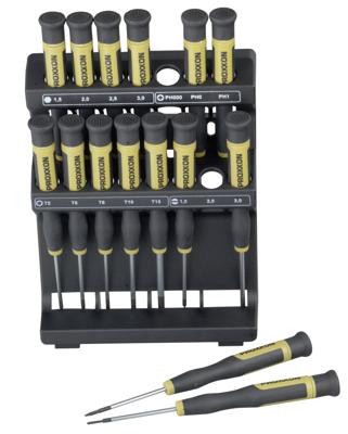 PROXXON schraubendrehersatz "micro-driver" screw driver sets micro-driver 15pcs PROXXON schraubendrehersatz "micro-driver" screw driver sets micro-driver 15pcs