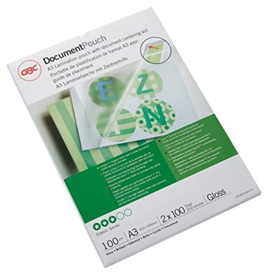 GBC Document lamineerhoes ft A3, 200 micron (2 x 100 micron), pak van 100 stuks