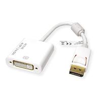 ROLINE 4K DisplayPort - DVI Adapter, DP Male-DVI Female - thumbnail