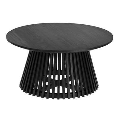 Kave Home Salontafel 'Jeanette' Ø80cm, kleur Zwart Kave Home Salontafel 'Jeanette' Ø80cm, kleur Zwart