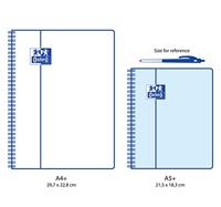 Collegeblok Oxford School A5+ lijn 17-gaats 160 pagina&apos;s 80gr assorti | 5 stuks - thumbnail