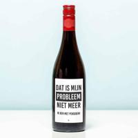 Wijnfles Pensioen Niet mijn probleem meer - Rood (Merlot) - thumbnail