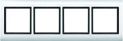 Merten 400419 Afdekking Frame AquaDesign Polar-wit 1 stuk(s)