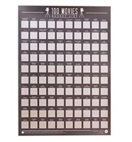 Gift Republic Scratch Poster - 100 Films - thumbnail