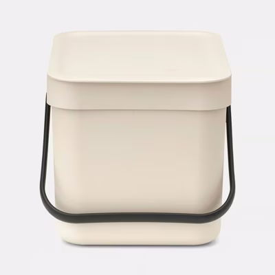 Brabantia Sort & Go afvalemmer 6 liter Soft Beige