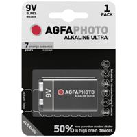 AgfaPhoto Ultra 6LR61 9V batterij (blok) Alkaline 9 V 1 stuk(s) - thumbnail