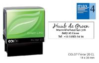 Tekststempel Colop Printer 20 Green Line personaliseerbaar - thumbnail