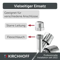 Kirchhoff Haakse-apparaatkraan, 1/2"ET x 3/4"ET x 3/8ET x 10 mmQ - 98480090 - thumbnail