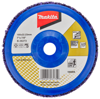 Makita Accessoires Reinigingsschijf 180mm paars - B-36273 B-36273 - thumbnail