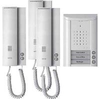 Ritto by Schneider Ritto Complete set voor Deurstation voor drie gezinnen Kabelgebonden Driegezinswoning Wit