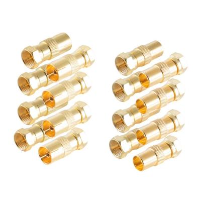 Shiverpeaks BS15-301214 F-Coax-adapterset Verguld Aansluitingen: F-stekker, Coax-bus IEC, Coax-stekker IEC 1 set(s)