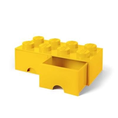 Room Copenhagen LEGO Brick Drawer 8 Geel opbergdoos
