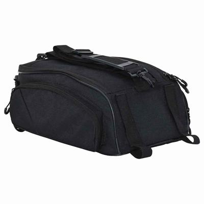 VidaXL Fietstas zwart 38 x 21 x 16 cm polyester VidaXL Fietstas zwart 38 x 21 x 16 cm polyester