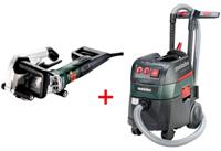 Metabo mfe 40 muursleuffrees 1900 watt 40mm diepte met 125mm schijven + asr 35 l acp bouwstofzuiger - thumbnail