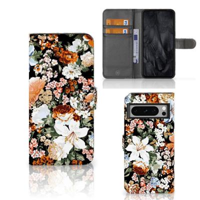 Hoesje voor Google Pixel 8 Pro Dark Flowers