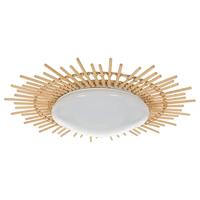 Anne Light & home Plafondlamp Aura Ø 50 Bamboe - wit - thumbnail