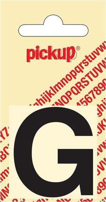 Plakletter Helvetica 40 mm Sticker zwarte letter g Pickup - Pickup
