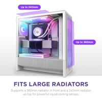NZXT H5 Flow RGB (2024) wit - thumbnail
