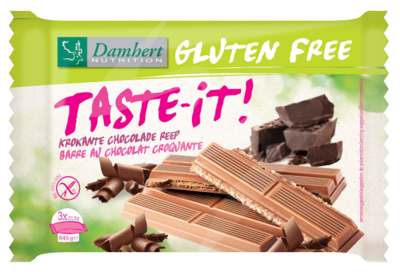 Damhert Taste-it Krokante Chocoladereep Damhert Taste-it Krokante Chocoladereep