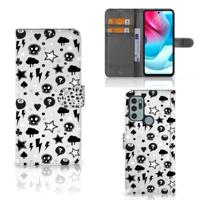 Telefoonhoesje met Naam Motorola Moto G60s Silver Punk - thumbnail