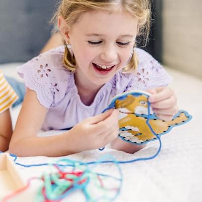 Melissa & Doug borduren op hout dieren