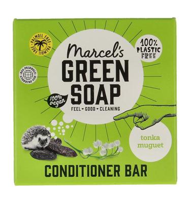 Marcel&apos;s Green Soap Conditioner bar - tonka & muguet - 60 gr