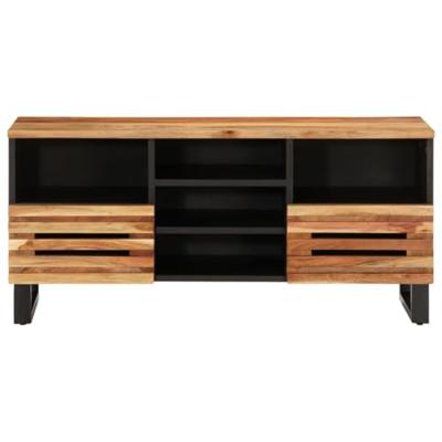 Tv-meubel 100x34x46 cm massief acaciahout