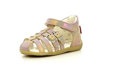 Leren kindersandalen Bigkro KICKERS¨ rozen