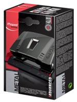 Maped perforator Advanced Metal, 2 gaats, 20 tot 25 blad, grijs - thumbnail