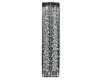 Dinerkaars wax d4h27 cm zilver 2 stuks KSD - Ksd - thumbnail