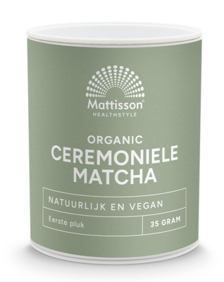 Mattisson HealthStyle Ceremoniële Matcha Poeder