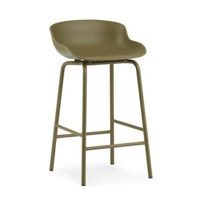 Normann Copenhagen Hyg barkruk H65 Olive staal