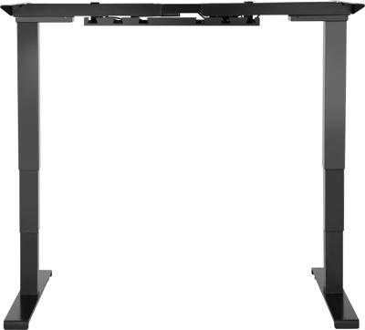 SpeaKa Professional Zit-sta-bureauframe In hoogte verstelbaar Hoogte: 62 tot 1.28 m (b x h x d) 170 x 62 x 65 cm Zwart SP-SDF-500 SP-9414648