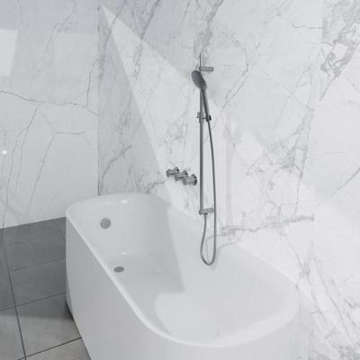 Fortifura Nebbio Badcombinatie-set - thermostaatkraan - glijstang met geïntegreerde wandaansluitbocht - gladde doucheslang - ronde handdouche - badvulcombinatie - geborsteld RVS PVD (RVS) SW1183066 SW1111529 SW728177 SW799447 SW1108811 SW Fortifura Nebbio Badcombinatie-set - thermostaatkraan - glijstang met geïntegreerde wandaansluitbocht - gladde doucheslang - ronde handdouche - badvulcombinatie - geborsteld RVS PVD (RVS) SW1183066 SW1111529 SW728177 SW799447 SW1108811 SW