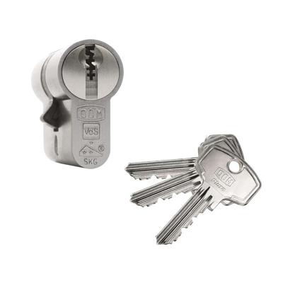 DOM dubbele cilinder - 333 Plura met T-koppeling SKG2 - 30-35mm