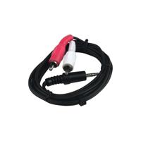 goobay 3,5 mm Jack > 2x Tulp kabel - thumbnail