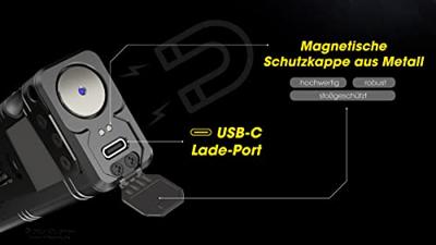 NiteCore TM12K Zaklamp werkt op een accu LED 12000 lm 233 g NiteCore TM12K Zaklamp werkt op een accu LED 12000 lm 233 g