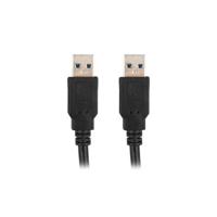 USB-kabel Lanberg CA-USBA-30CU-0018-BK Zwart 1,8 m - thumbnail