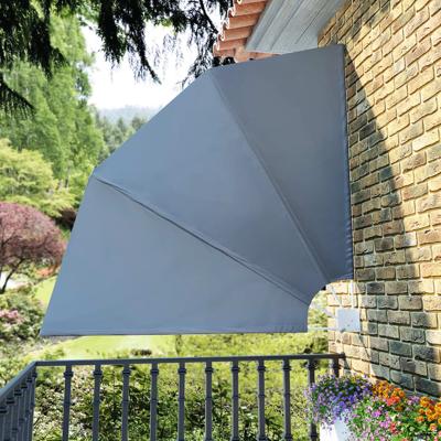VidaXL Balkonscherm inklapbaar 210x210 cm grijs VidaXL Balkonscherm inklapbaar 210x210 cm grijs