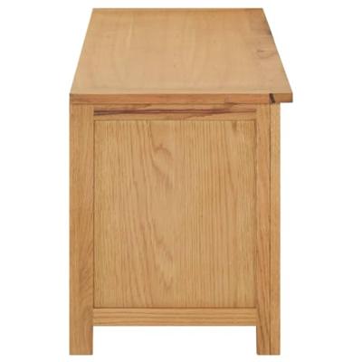 VidaXL Schoenenrek 114x37x45 cm massief eikenhout