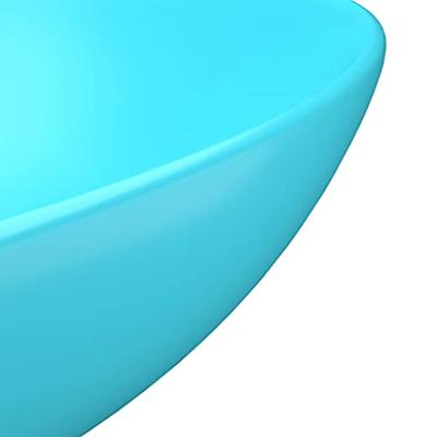 VidaXL Wastafel rond keramiek lichtgroen VidaXL Wastafel rond keramiek lichtgroen